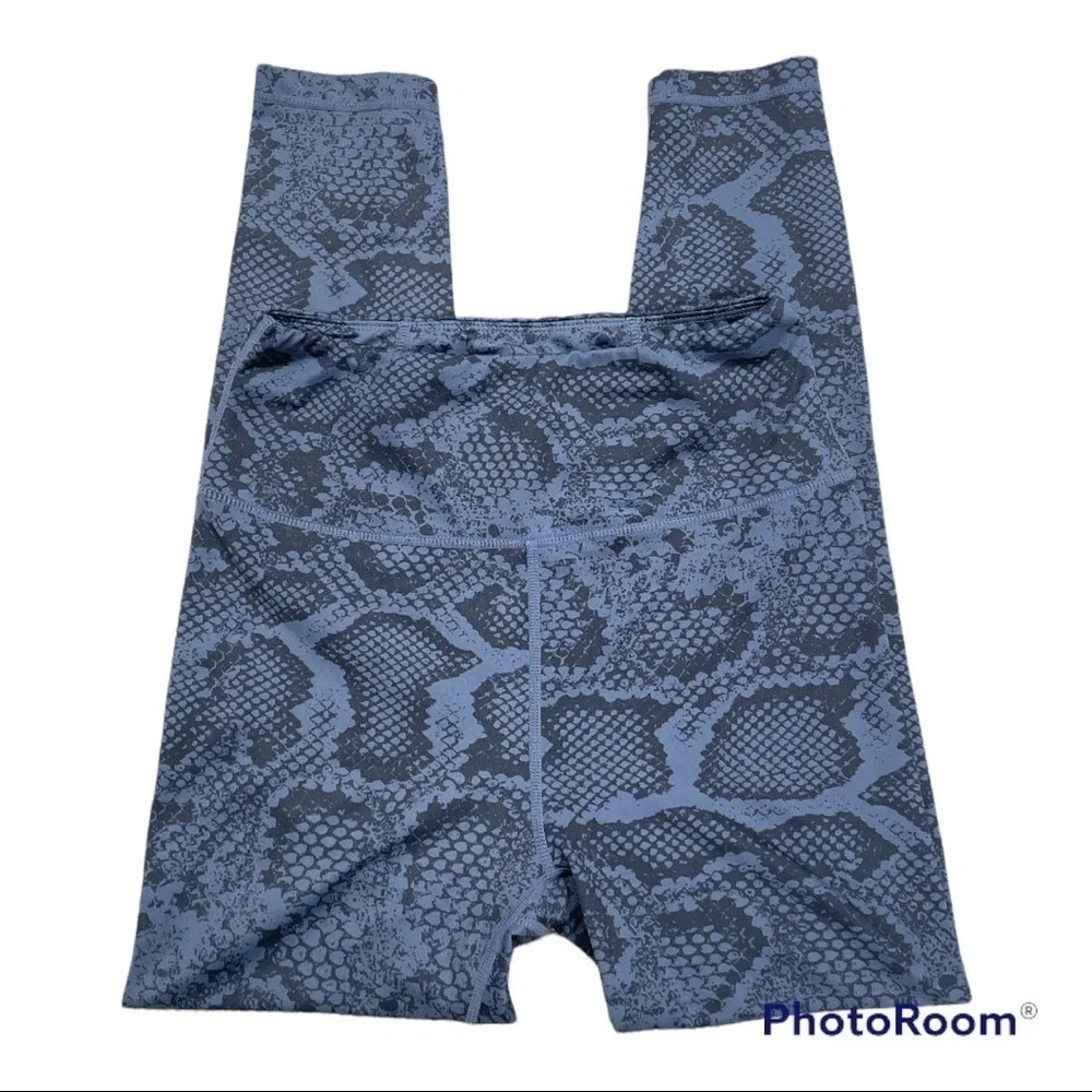 All Fenix Charcoal Python Print Leggings High Ris… - image 4